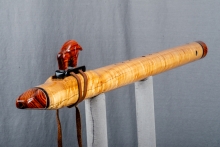 Maple Burl Native American Flute, Minor, Low C-4, #O26A (4)
